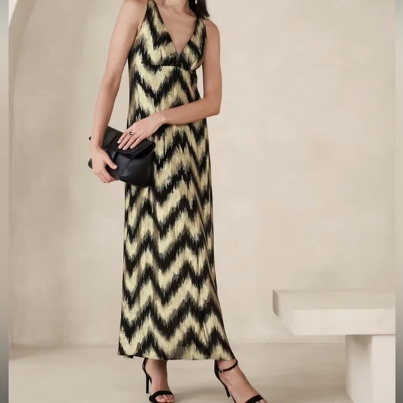 green emerald velvet dress Bertie Black Chevron Swing Dress by Unique Vintage
